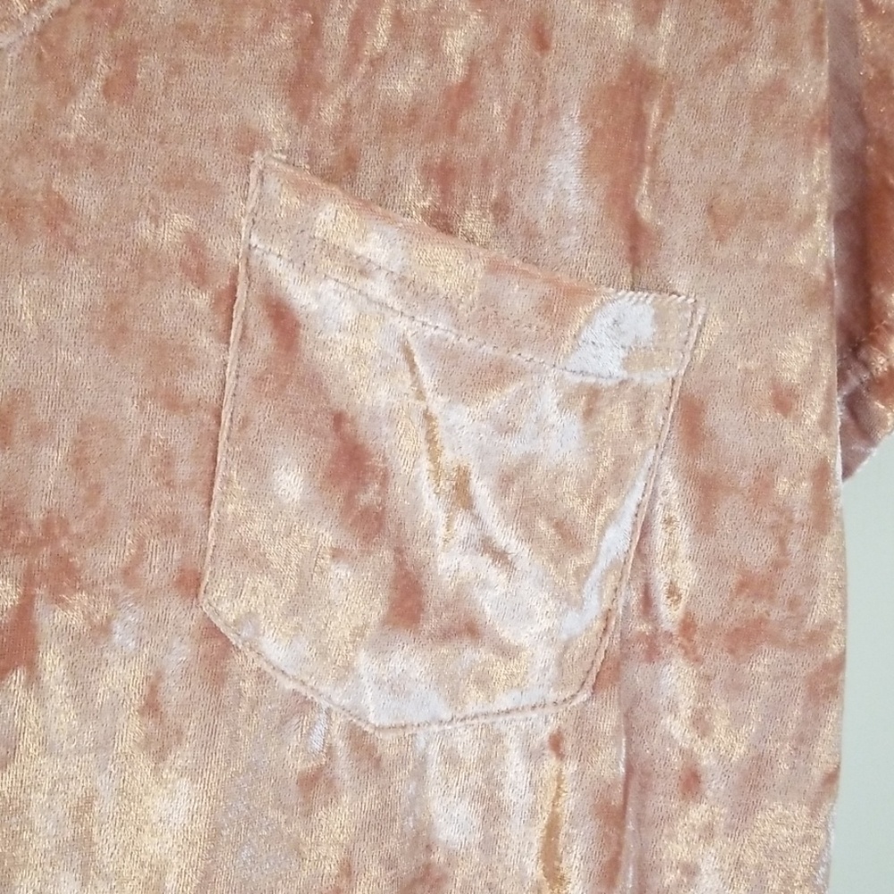 Pink Velvet Top - Picture 3 of 4
